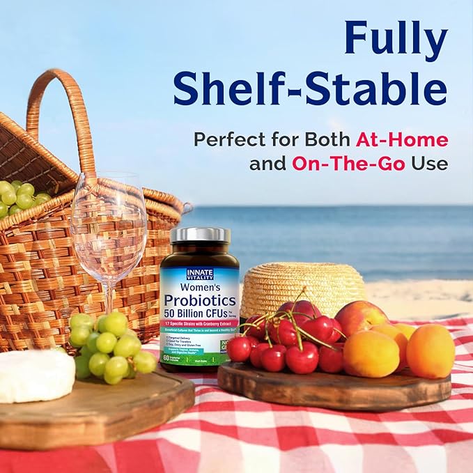 Innate Vitality Pair: Glutathione 500mg with Milk Thistle + Women's Probiotics with Cranberry