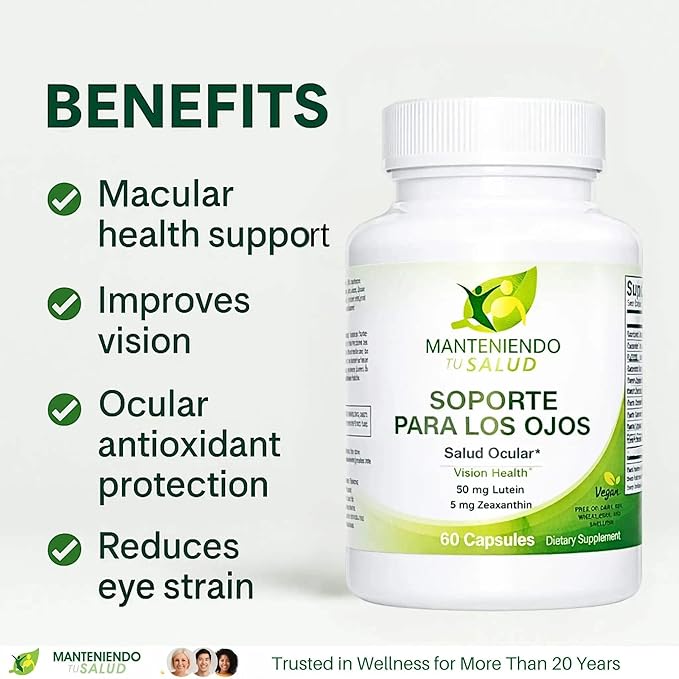 Soporte para Los Ojos Vision Health 60 Capsules