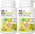 Probiotics for Women &amp Men - 300 Billion CFU 24 Strains + 15 Organic Herbs Prebiotics Blend Daily Probiotic for Digestive Health Immune Gut Bloating - 120 Vegetarian Capsule (120-Days Supply)