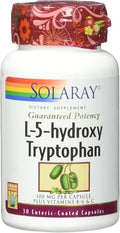 Solaray Guaranteed Potency L-5-HTP + B 6 &amp C 100 mg Capsules 30 Count