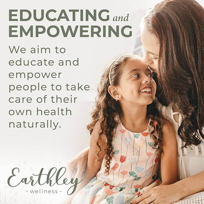 Earthley Wellness Nourish Her Naturally Liquid Botanical Multivitamin for Women with Raspberry Leaf Dandelion Leaf Alfalfa and Nettles Supports Energy Gut Health and Wellness (4oz Nourish Her)