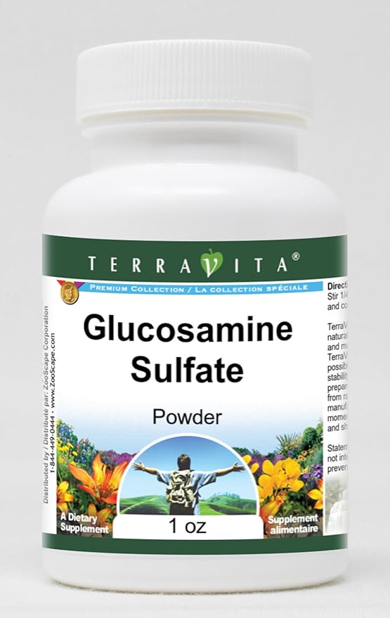 Terravita Glucosamine Sulfate Powder (1 oz ZIN: 511797) - 3 Pack