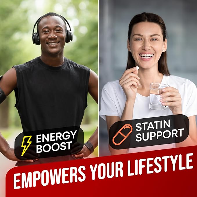 JOYLI Nutrition 2 Pack CoQ10 500mg - High Absorption Coenzyme Q10 Supplement - Co Q 10 for Energy &amp Vitality - Alternative to CoQ10 400mg &amp 300mg - 240 Softgels