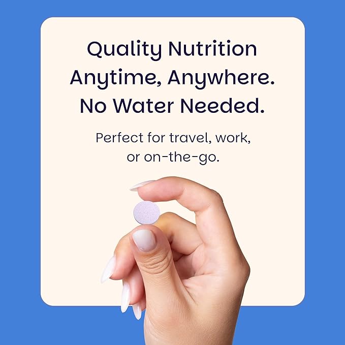 EZ Melts Oral Health Complete - Oral Probiotic - Supports Gum Health Fresh Breath &amp Helps Relieve Occasional Dry Mouth - No Artificial Flavors Non-GMO &amp Vegan - 120 Sublingual Tablets (60 Se