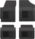 PantsSaver Custom Fits Car Floor Mats for Mercedes-Benz CLA 2018Front &amp 2nd Seat Heavy Duty Floor Mat (4PC) All Weather Protection for VehicleBlack