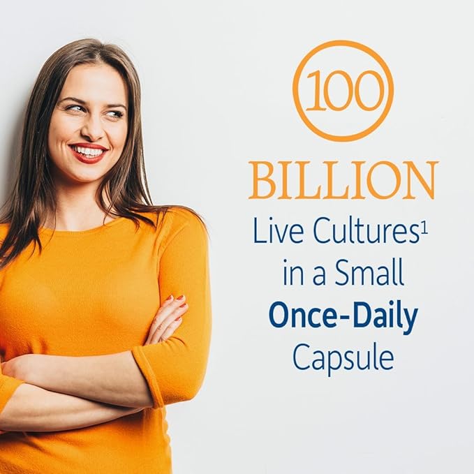 Garden of Life Raw Probiotics for Women and Men with Digestive Enzymes 100 Billion CFU Clinically Studied Strains Shelf Stable 30 Capsules