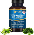 Prowise Vegan Omega-3 DHA from Algae Oil | 60 Softgels with Vitamin E | 400mg DHA + 10mg Vitamin E | 100% Plant-Based | Pure &amp Sustainable Sourced