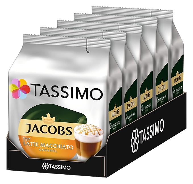 Tassimo Jacobs Latte Macchiato caramel 5er Pack (5 x 268 g)