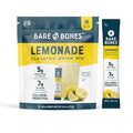 Bare Bones Lemonade Elevated Drink Mix | Light &amp Flavorful | Gluten-Free &amp Naturally Sweetened | On-the-Go Stick Single-Serve Packs Powdered Refreshment | 5g Protein | 16 Packets (.60 oz)