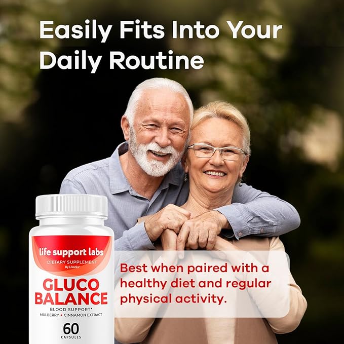 Life Support Labs Capsules - Official LifeSupportLabs Blood Support Health Balance Supplement Pills Premium Multivitamin Advanced Formula for Health &amp Wellness 60 Capsules for 1 Month