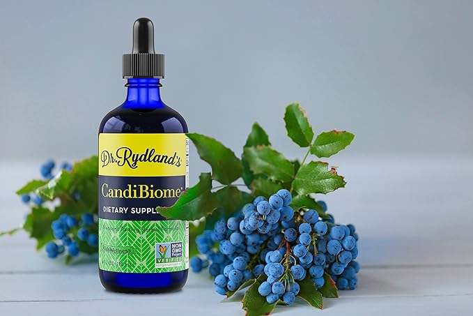 Dr. Rydland's Herbal Supplement | Created by KidsWellness |CandiBiome | Restores Intestinal Balance Related to Digestive Skin Immune Disorders | 2 Ounce Bottle