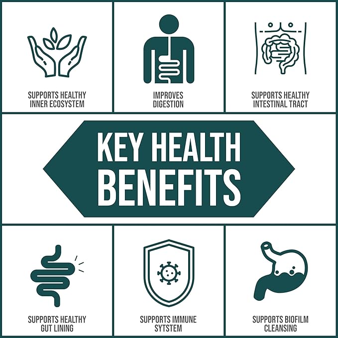 Body Ecology Bio CLR | Multi-Enzyme Digestive Supplement | Supports Immune System and Gut Health | Biofilm Disruptor | 60 Count