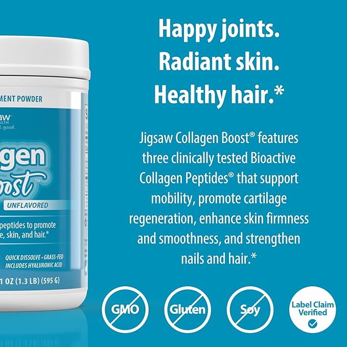 Jigsaw Health Bundle | Adrenal Cocktail 60 Servings (Jar) and Collagen Boost 30 Servings (Jar)