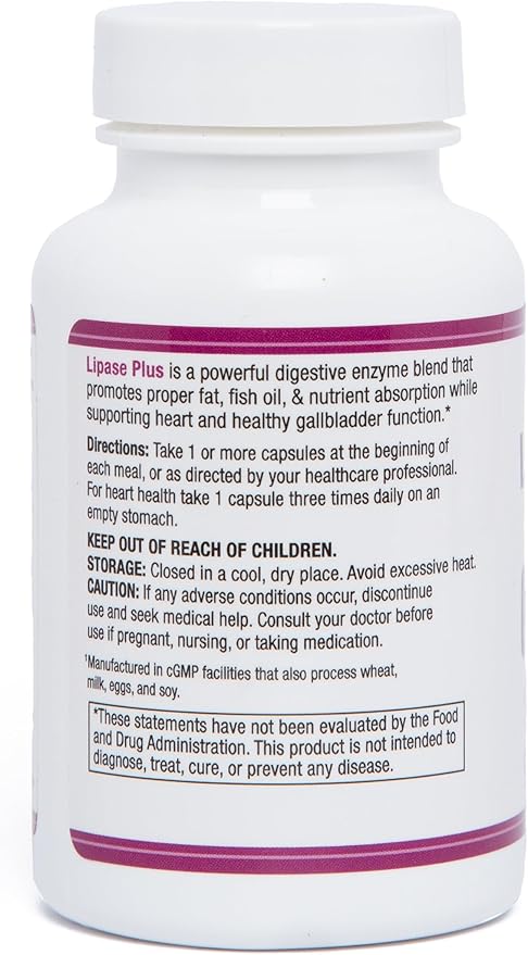 AST Enzymes Lipase-HP Plus – 90 Vegetarian Capsules - Digestive Enzymes for Fatty Foods – Keto Diet Digestive Enzyme Formula