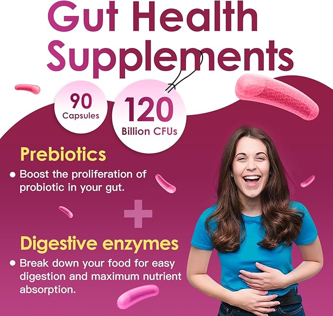 DRFOSTER Probiotics for Women + Coq10 200mg CoQ10 Supplement