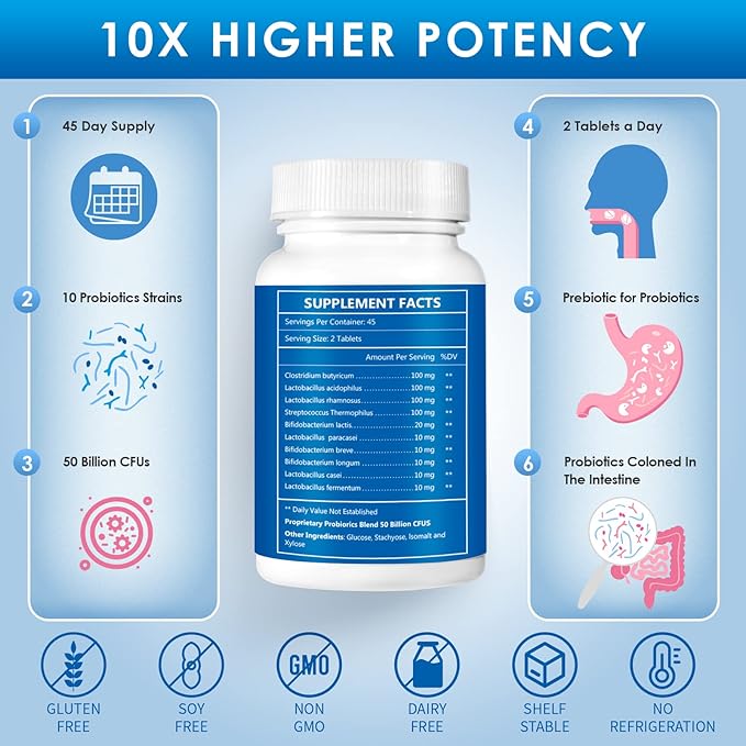 Probiotics for Women Digestive Health 50 Billion CFU 13 Strains Women's Probiotics Powder with Cranberry for Urinary &amp Vaginal Health Probiotics &amp Prebiotics for Gut and Immune Health 30