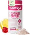 Supergut GLP1 Daily Support - Raspberry Lemon - High Fiber GLP-1 Supplement Powder for Women &amp Men - Sugar-Free Drink Mix for Gut Health &amp Digestive Support (18 Servings)