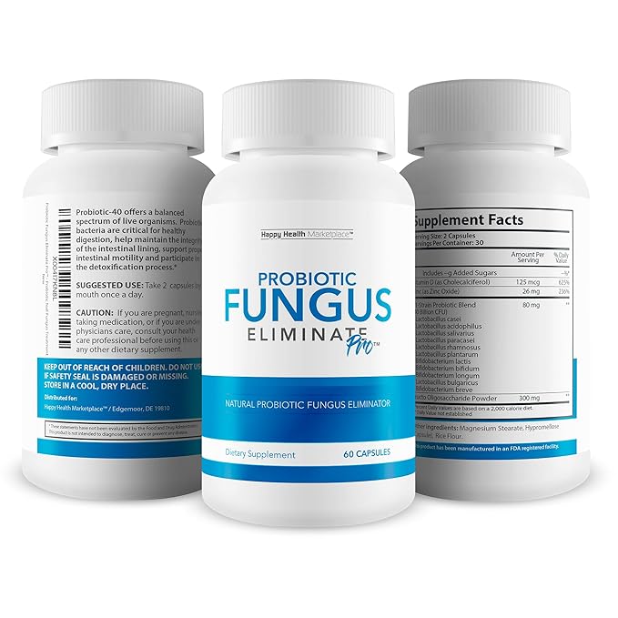 Probiotic Fungus Eliminate Pro - Our Best Natural Probiotic Fungus Eliminator - Our Best Nail Fungus Probiotic - Our Best Natural Foot Nail Fungus Pills - Our Best Nail Fungus Treatment for Toenail