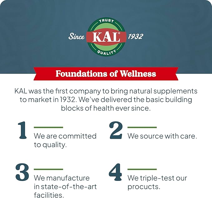 KAL Calming Magnesium Powder - Blueberry Flavor Magnesium Supplement - High Absorption Relaxation Support No Added Sugar Vegan Gluten Free Made Without Soy - 40 Servings 9 oz