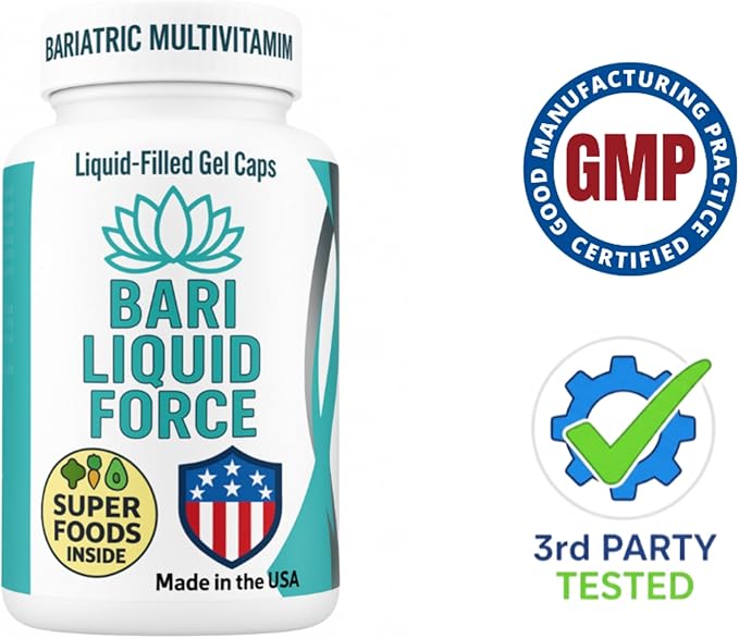 Post Bariatric Multivitamin - 3 Pack of Bariatric Liquid Force Multivitamin