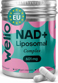 Liposomal NAD Supplement 601mg | Third-Party Tested High Purity NAD+ | Anti-Aging &amp Cellular Health | NMN Supplement Alternative | Advanced NAD+ Supplement for Women &amp Men – 60 Capsules
