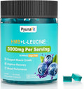 HMB Leucine Supplement Gummies L-Leucine HMB with Vitamin D3 Magnesium Chewables for Men &amp Women Amino Acid Vegan Sugar Free 120 Count