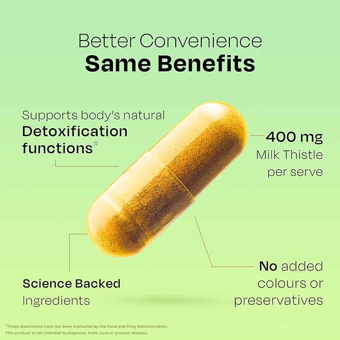 Auric Herbal Liver Support Supplement | Milk Thistle (Silymarin) Turmeric Garlic Ginger for Liver Health | Advanced Detox &amp Cleansing Formula for Active Liver | 120 Capsules