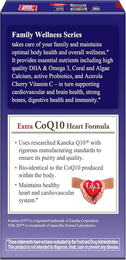 CATALO Extra CoQ10 Formula - 100mg Coenzyme Q10 Flaxseed Oil Fermented Soybean Extract 60 Softgels Gluten-Free