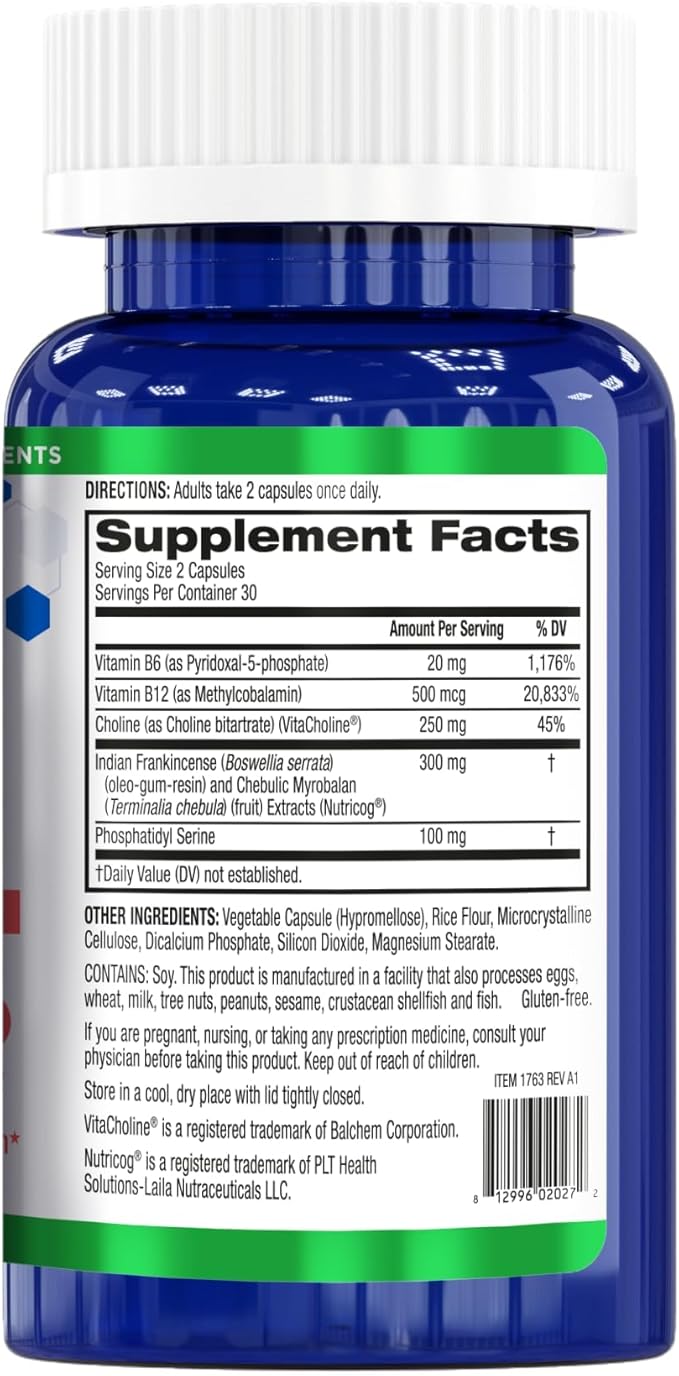 BioTrust Eternal Mind Brain Supplements for Memory &amp Focus - Sharpen Mental Agility Recall &amp Concentration with Age - Clinically Studied Supplement for Longevity &amp Cognition - 30 Servings