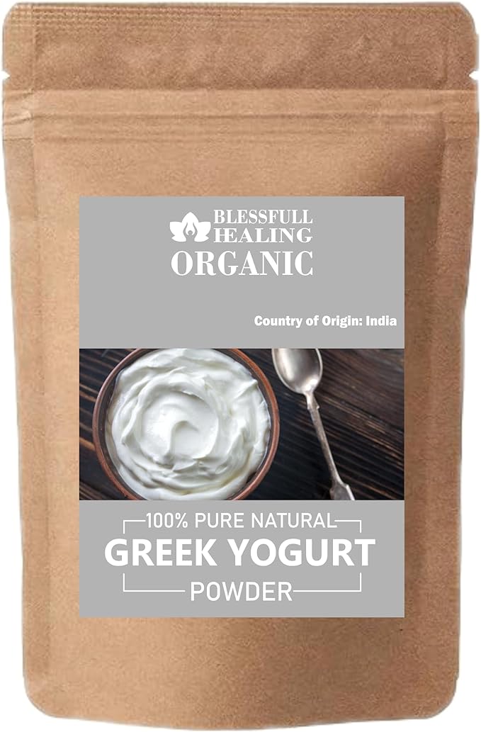 Blessfull Healing Organic Greek Yogurt Powder 100% Pure Natural 100 Gram / 3.52 oz