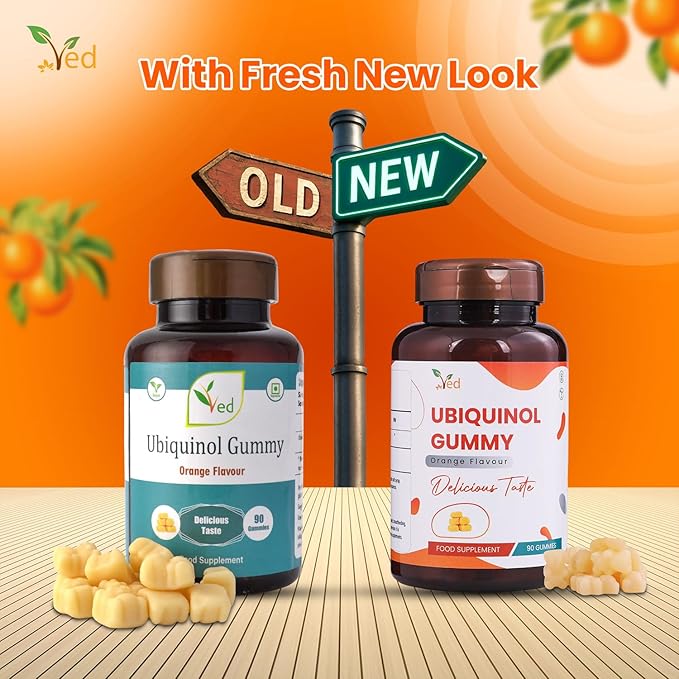 Ubiquinol Gummy 150 mg 90 Counts High Absorption/Enhanced boiactivity CoQ10.