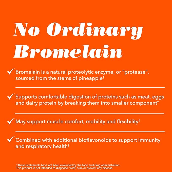 Invite Health Bromelain - Promotes Sinus Digestive &amp Joint Health - 90 Vegetarian Capsules (2)