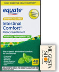 Equate Peppermint Oil Softgels Dietary Supplement 48 Count + me Gusta Sticker