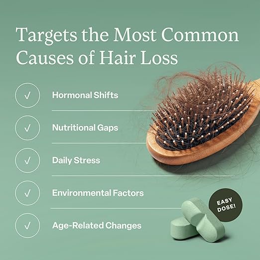 Divi Hair Growth Vitamins for Women and Men - Made with Clean Vegan and Science-Backed Ingredients - Promotes Hair Growth Reduces Shedding Boosts Thickness and Fullness - 30 Day Supply 60 Count