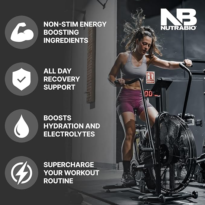 NutraBio Alpha EAA - All-Day Amino Acids for Muscle Growth and Hydration - Essential Amino Acids with Nootropics &amp Adaptogens- Full Spectrum EAA BCAA Powder - 30 Servings - Strawberry Lemon