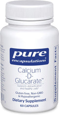 Pure Encapsulations Calcium-D-Glucarate | Supplement to Support Cellular Health in the Liver Lungs Breast and Colon* | 60 Capsules