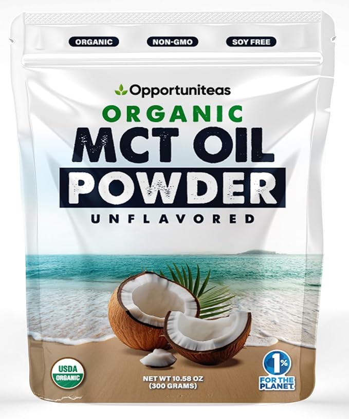 Organic MCT Oil Coffee Creamer – 100% Coconut Derived – Keto &amp Paleo Friendly Food Ingredient – Easy to Mix &amp Unflavored