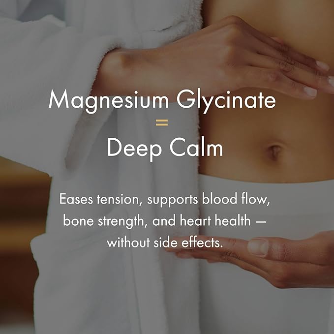 NAOMI Mighty Mg Magnesium Glycinate &amp Malate Complex 360mg High Absorption Formula Elemental Magnesium Supports Heart Health Strong Bones Better Sleep Gluten-Free Non-GMO Vegan 60 Veggie C