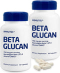 Immutol Immune Support Supplement with 750mg of Beta Glucan 13 16 - Natural Ingredients High Potency to Boost Immunity and Overall Wellness 60 Capsules (120)