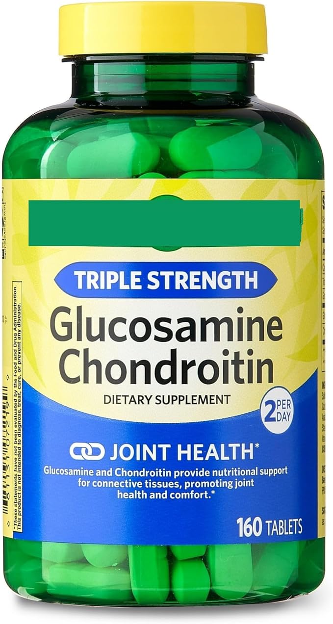 SEDLAV Triple Strength Glucosamine Chondroitin Joint Health Dietary Supplement Tablets 160 Count Sticker