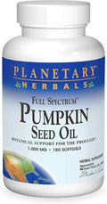 Planetary Herbals Full Spectrum Pumpkin Seed Oil Botanical Support for The Prostate* 1000 mg - 180 Count