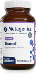 Metagenics Thyrosol - Vitamin &amp Mineral Supplement for Healthy Thyroid Support &amp Stress-Related Fatigue* - with Zinc Selenium &amp Rhizoe Extract - 90 Capsules