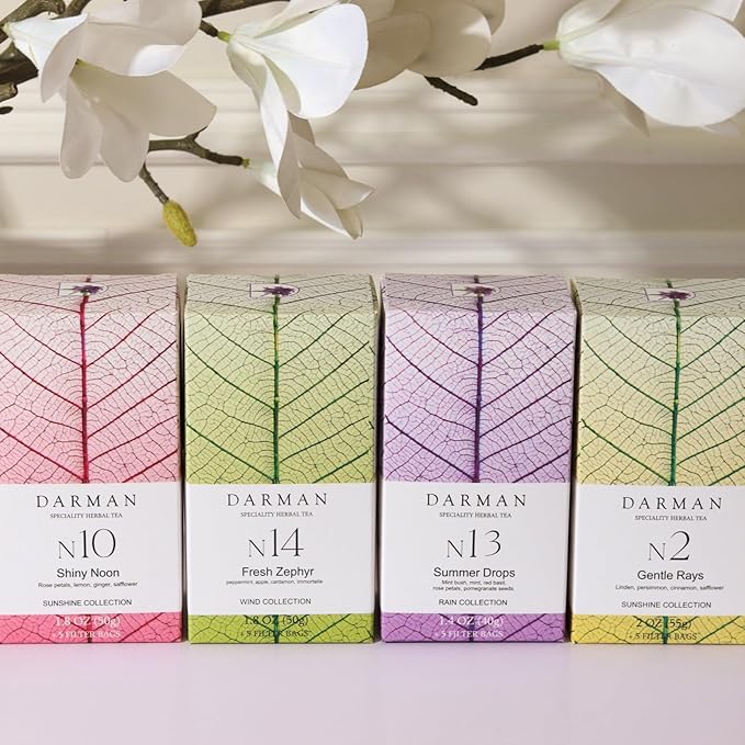 Armenian Herbal Tea N14 “Fresh Zephyr” – 1.75 oz | Handpicked Mountain Herbs with Apple Peppermint &amp Cardamom | Premium Gift Box Blend for Relaxation and Wellness