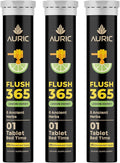 Auric Flush365 | Fizzy Drink | Honey Lemon Flavour | No Added Sugar | 60 Counts