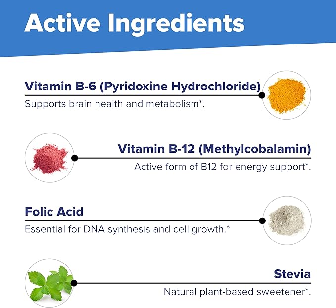 Superior Source No Shot Vitamin B12 Methylcobalamin (5000 mcg) B6 Folic Acid Quick Dissolve Sublingual Tablets 60 Ct Increase Energy Healthy Heart Boost Metabolism Stress Support Non-GMO