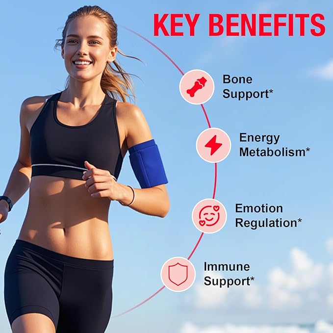 2 Pack Liposomal Vitamin 20000IU D3 + 400mcg K2 SupplmentComplex Magnesium Glycinate Malate &amp Citrate Calcium Zinc Rich In Vitamins B &amp C Stress Relief Relaxation &amp Bone Support fo
