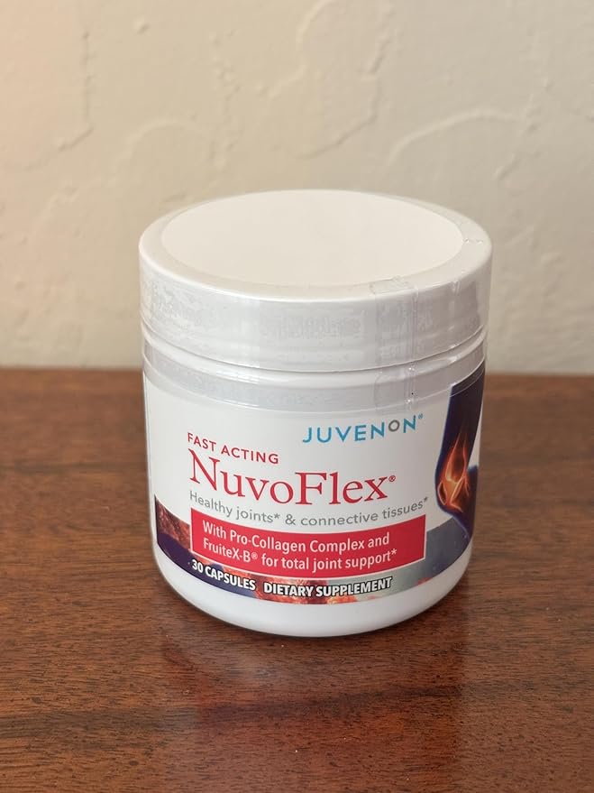 Juvenon NuvoFlex | Joint Support Supplement with Glucosamine Chondroitin Vitamin K B Mobility &amp Relief (30 Capsules)
