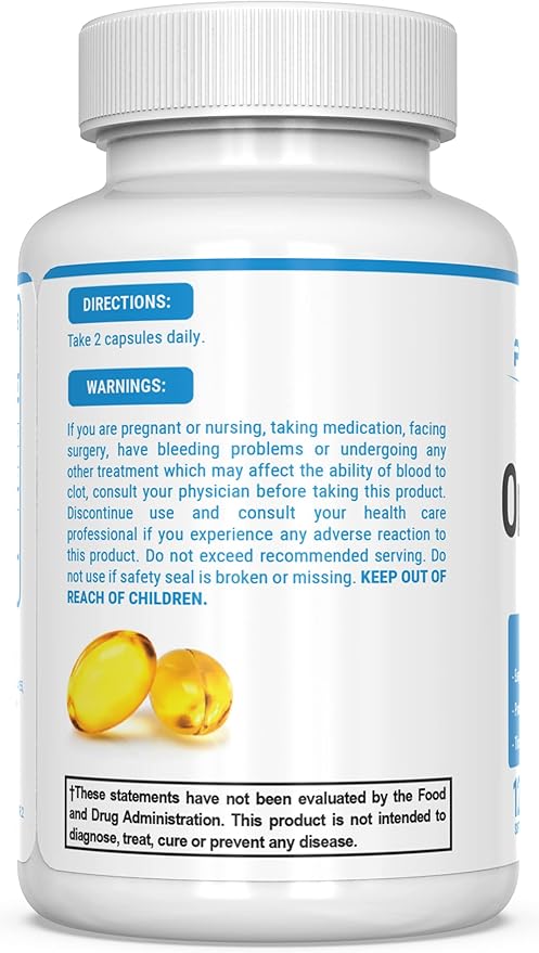PEScience Omega-3+ 440mg EPA and 240mg DHA Fish Oil Supplement Easy to Swallow Small Size Softgel No Taste 60 Servings
