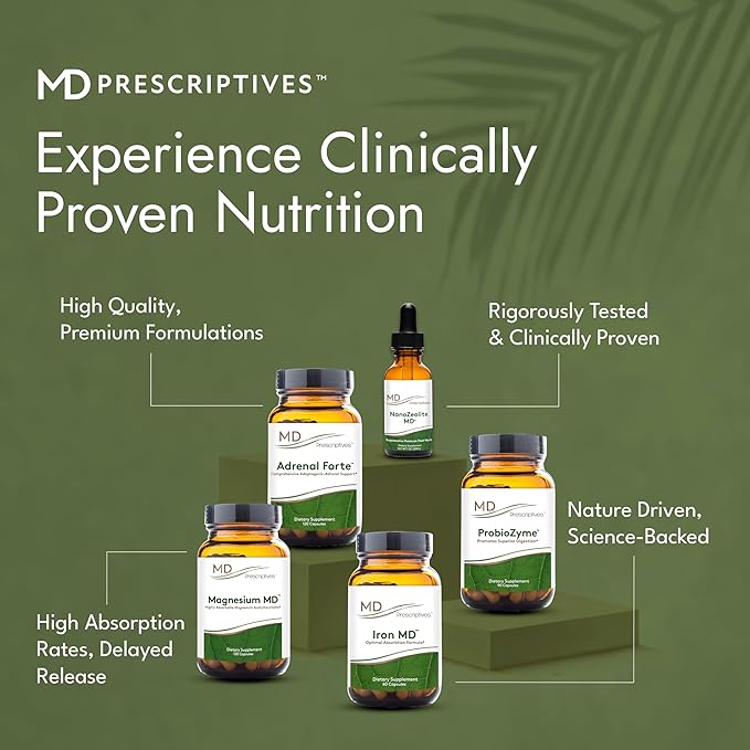 MD Prescriptives - ProbioZyme - Vegetarian Digestive Enzymes - Supplement for Digestive &amp Gut Health - 90 Capsules